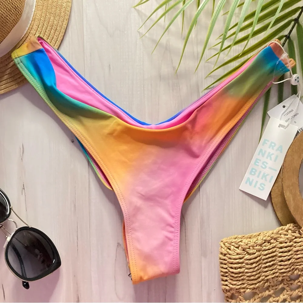 Frankie’s Bikinis 💗 Serotonin Skimpy Cheeky Bikini Bottoms